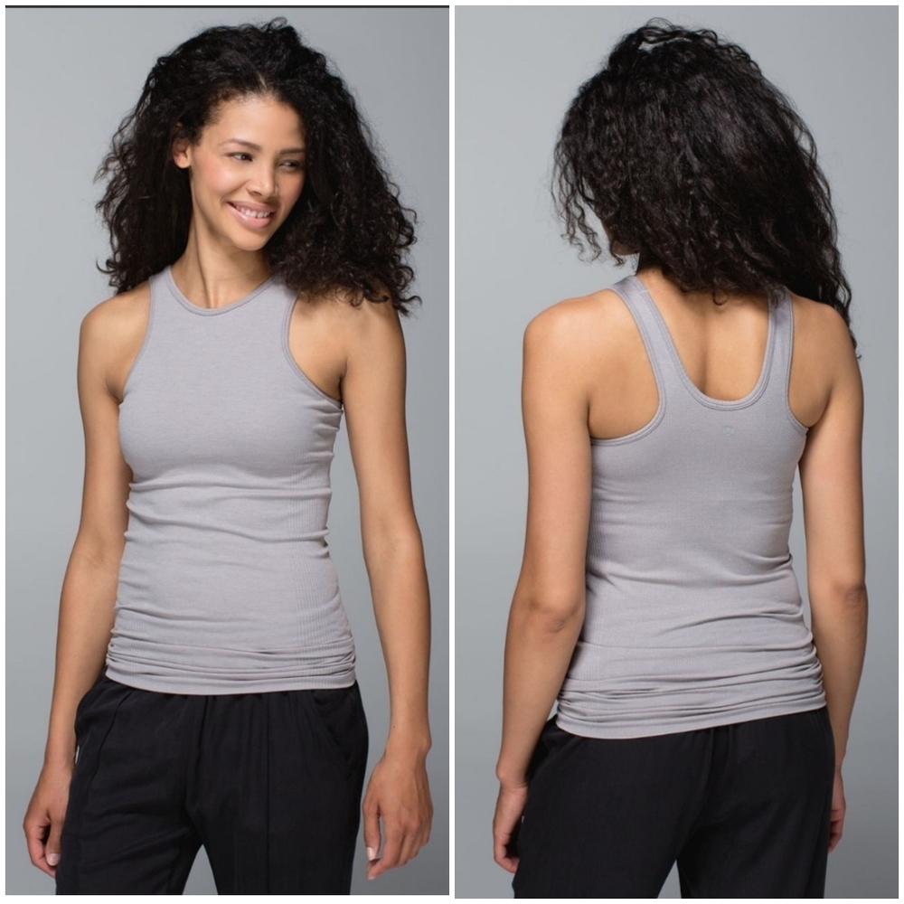 ♡ Lululemon Seamlessly Covered Tank sz 6 EUC